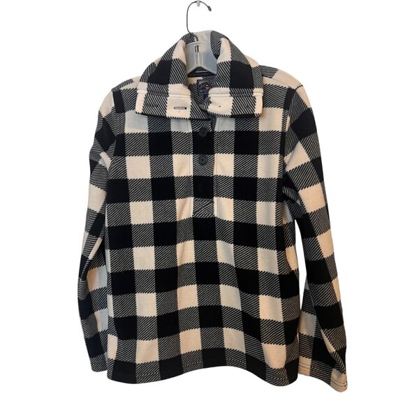 American Living Jackets & Blazers - Vintage American Living Black & Cream Fleece